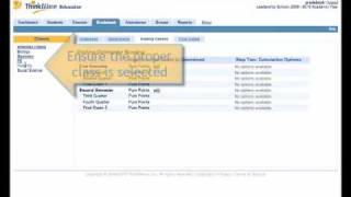 Gradebook allows points, letter grades, % and customized grades | ThinkWave
