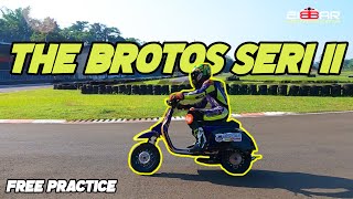 The Brotos Vespa Race seri 2 , Free PRACTICE | BISBAR SCOOTER