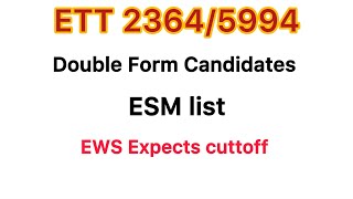 5994 New Update Today EWS|#Ett 2364 New update Station today|#5994  Joining ESM List Backlog update