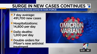 Omicron variant now makes up 95% of new COVID-19 cases, CDC says