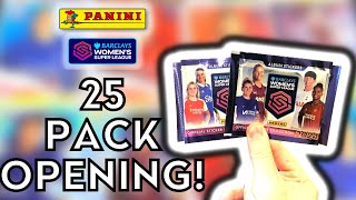 TRYING TO COMPLETE MY COLLECTION! | PANINI WOMEN'S SUPER LEAGUE STICKERS 2024 | 25 PACK OPENING!
