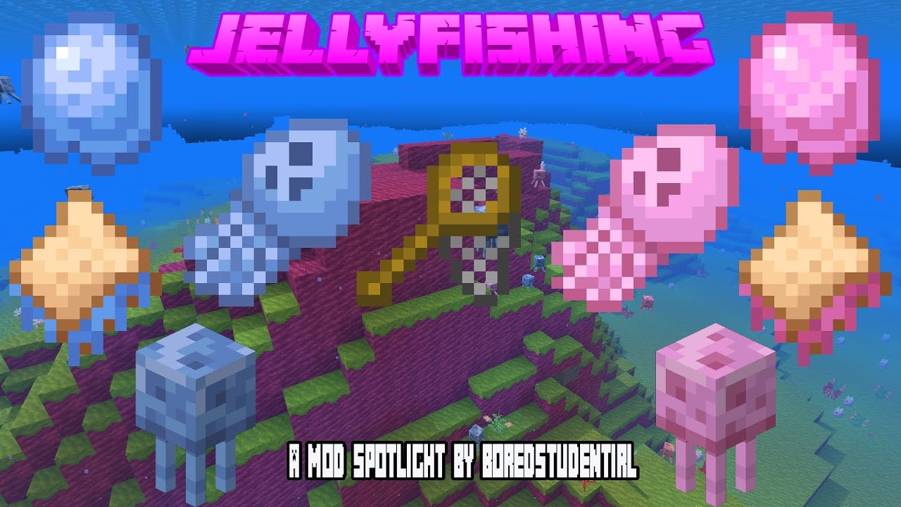 Minecraft Mod Spotlight Jellyfishing Youtube Minecraft Mod Spotlight Jellyfishing Youtube