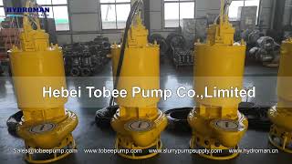 Tobee® TJQ300 30 55 submersible  sewage sludge pump usage