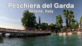 WALKING Italy | The Charming Town of Peschiera del Garda in 4K