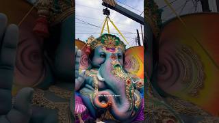 Bada Ganesh lifting at Dhoolpet 😍 30 Feets transport at Tamil Nadu 😱 #trendingshorts #ganesh