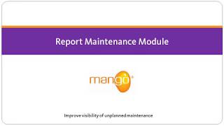 Mango - Report Maintenance Module