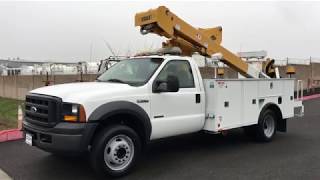 2007 Ford F550 Versalift VST240I 45' Bucket Truck