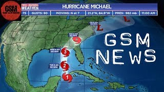 Michael strengthening, heavy rain W Cuba, Hurricane Watch parts of Alabama & Florida