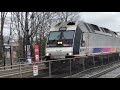 njt train arriving in dunellen nj