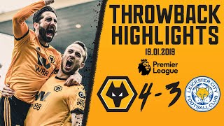 Diogo Jota hat-trick in a Premier League classic! Wolves 4-3 Leicester City | Throwback Highlights