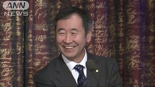 「若い皆さん研究頑張って」　物理学賞・梶田さん(15/12/07)