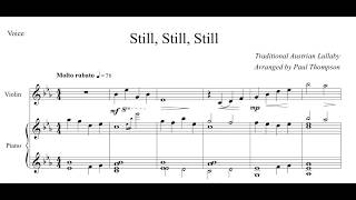 Still Still Still - Soprano Solo with piano and violin