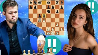 GOAT Magnus Carlsen vs Anna Cramling 11