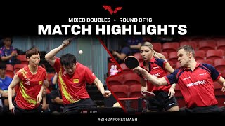 Ovidiu Ionescu/Bernadette Szocs vs Wang Manyu/Fan Zhendong | XD R16 | Singapore Smash 2023