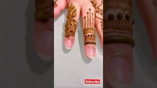 Simple, Unique \u0026 STYLISH Mehendi Design😍❤#shorts #hennaart #mehendidesign #simplehenna #trending #YT