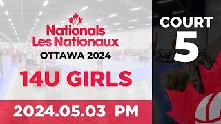 2024 Volleyball Canada Nationals 🏐 Ottawa: 14U Girls | Day 1 - PM Wave | Court 5 [2024.05.03]