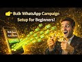 Bulk WhatsApp Campaign Setup for Beginners | Chatspromo Marketing App 2026
