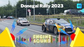 Donegal Rally 2023 | Service road Footage | Sound of the Engine | 4K video