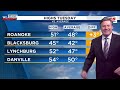 southwest central virginia weather 5 p.m. jan. 27 2025