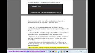 Fix Plex Playback Error on Windows