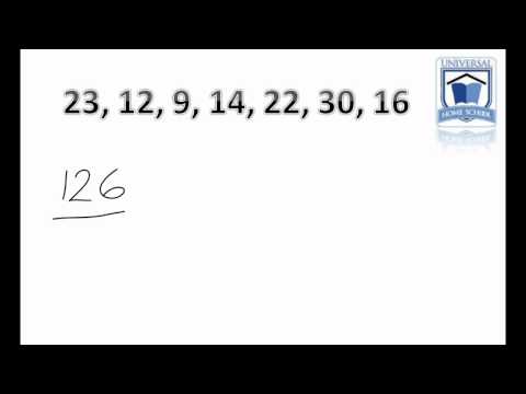 Find the mean or the average Find the mean or the average