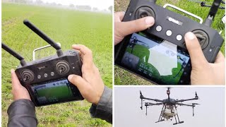 How to connect Agricultural Drone remote | Model - H12 Full Flying | of Garuda Aerospace Company...