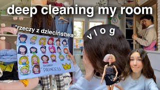 DEEP CLEANING MY ROOM *dokładne sprzątanie* VLOG