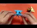 呆萌外星人折纸，按压头部还会弹跳哦。cute alien origami pressing the head will bounce.