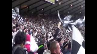 St. Mirren v Hearts 2013 Scottish League Cup Final.      Applause At Start