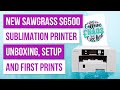 🔥 NEW Sawgrass SG500 Sublimation Printer Unboxing, Setup and First Prints