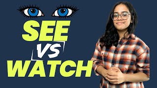 English Tips - See Vs Watch - Confusing English Words | English Lessons By Ananya #esl #learnenglish