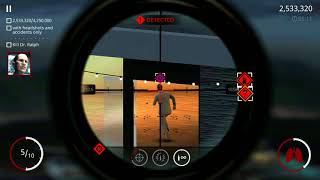 Hitman Sniper : Score 4250000 with kills only from headshot and accident