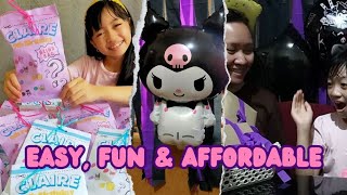 KUROMI Birthday (DIY Giveaways + Sanrio Gift Ideas) | DIY Blind Bags | Nanay and Claire