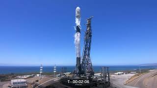 SpaceX Falcon9 B1075 Launch From SLC-4E At Vandenberg With Starlink  #spacex #falcon9