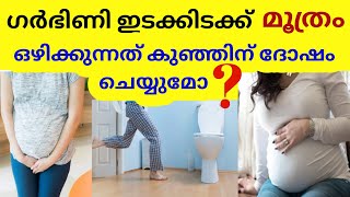 ഗർഭിണികൾ ഇടക്കിടക്ക് മൂത്ര മൊഴിക്കുന്നത് 😥 Frequent Urination During Pregnancy In Malayalam