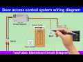 door access control system electrical circuit diagram