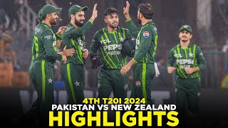 Full Highlights | Pakistan vs New Zealand | 4th T20I 2024 | PCB | M2E2A