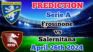 Frosinone vs Salernitana Prediction and Betting Tips | April 7th 2024