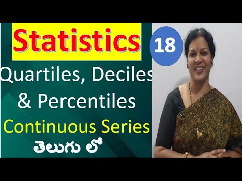 18. Quartiles, Deciles & Percentiles In Continuous Series From ...