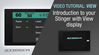 Introduction to your Stinger with View display - Stinger with View Video Tutorial