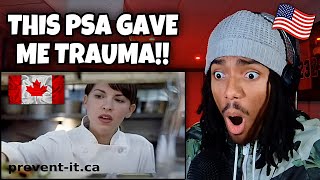 AMERICAN REACTS To Canadian PSAs