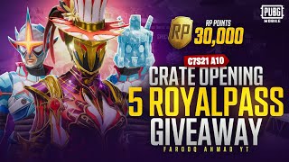 C7S21 RP Crates Opening | RP Giveaway | 🔥 PUBG MOBILE 🔥