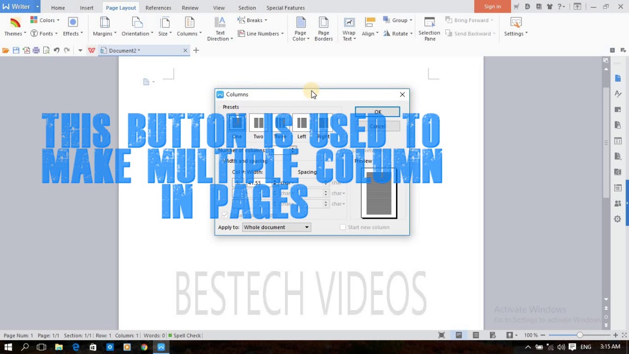 Wps Writer Tutorial 4| Wps Basic Tutorial| Wps Office Learn Basic| How ...