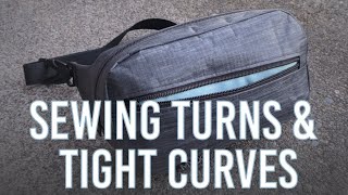 Sew perfectly crisp turns and tight curves