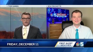 Video: Cloudy but mild Friday (12-11-20)