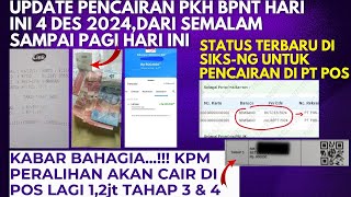 UPDATE PENCAIRAN PKH BPNT HARI INI ‼️ FIX KPM PERALIHAN AKAN CAIR LEWAT POS