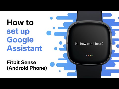 Cómo configurar el Asistente de Google (Fitbit Sense/Android)