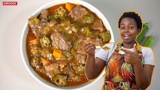 AMAZING Okra Stew Recipe | How To Make Okra Stew | Infoods