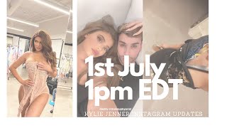 Kylie Jenner Instagram Updates untill Wednesday 1st July 2020 1:00 pm EDT