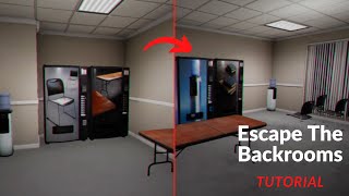 How to go through Vending Machine room in Escape The Backrooms